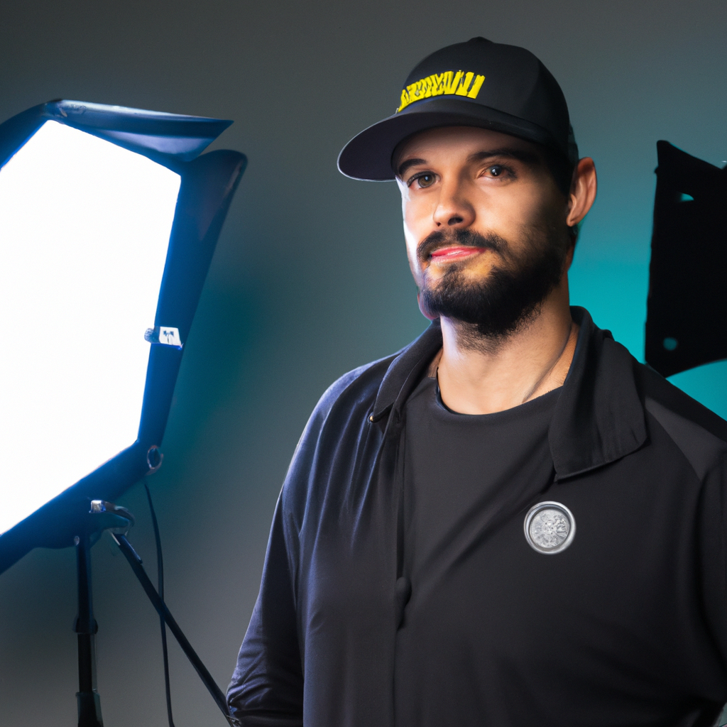 Estudio fotográfico Eagle Andes en Santiago, con iluminación suave y equipo profesional preparado